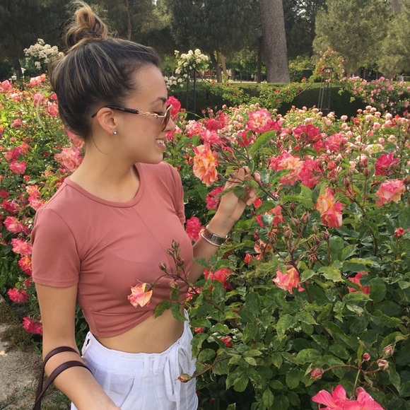 Pink Crop Top - Picture 1 of 2